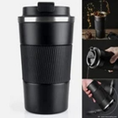 2Pcs 510Ml Thermal Stainless Steel Travel Mug from B&Q