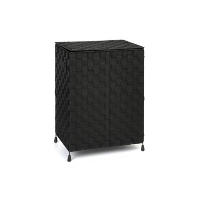  - Folding Laundry Basket With Lid & Handle