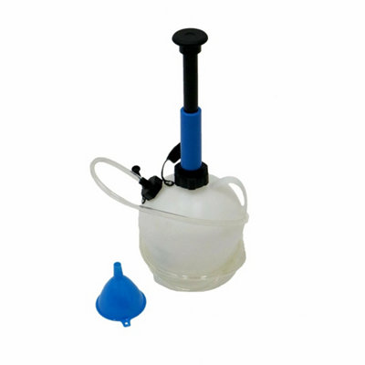 4L Oil Fluid Extractor Fuel Transfer Syphon Pump from B&Q