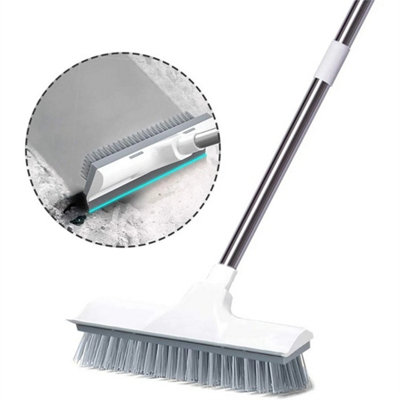  - B(2In1) Long Handle Stiff Bristle Floor Scrub Brush