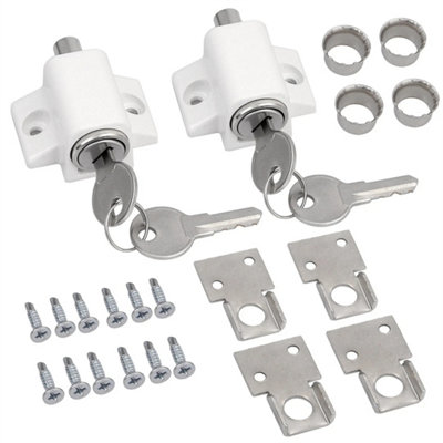  - 4Pcs Sliding Door Window Security Locks Set