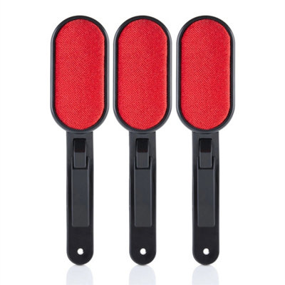  - Velvet Lint & Hair Removing Clothes Brush Pack Of 3