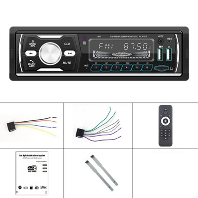 Car Stereo 1 Din Dab+ Am Fm Rds Bluetooth Mp3 Usb Aux Tf from B&Q