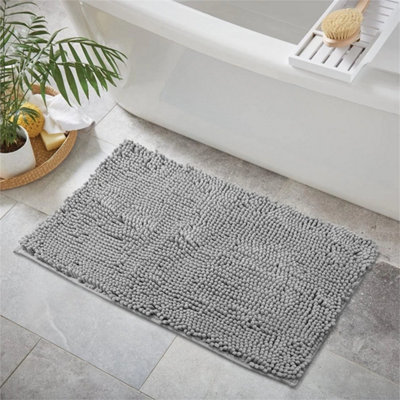 - 2-Piece Bathroom Mat SetNon Slip Bath Rug And Toilet Pedestal Mat For Shower Room
