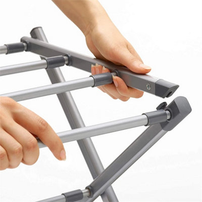 3 Tier Foldable Clothes Airer Laundry Drying Rack from B&Q