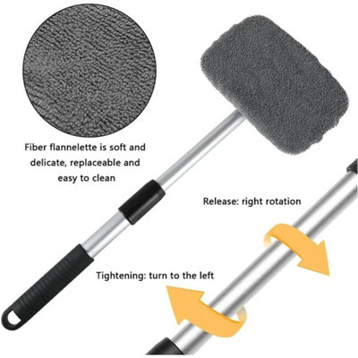  - Telescopic Microfiber Car Wash Brush Long Handle Mop