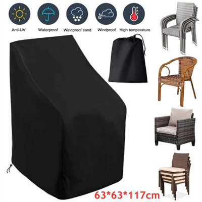 Waterproof Heavy Duty Outdoor Stackable Garden Chair Covers from B&Q