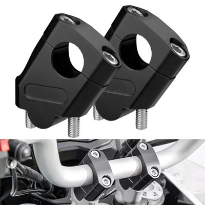  - 7/8" Universal Handlebar Bar Risers Motorcycle Clamps Motorbike Pit Dirt Bike