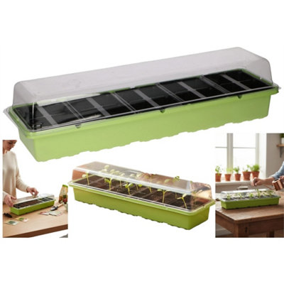 20Pcs Plastic Nursery Seed Tray Garden Seedling Plant Pots from B&Q