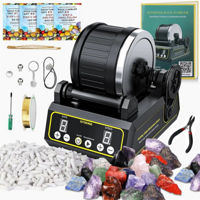  - Professional 2.5Lb Rock Tumbler Kit Stone Polisher Starter Set