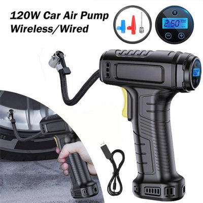 Cordless Usb Rechargeable Car Tyre Inflator Air Compressor