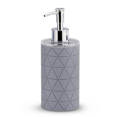 6Pc Bathroom Set Accessories Bin Soap Dispenser Toothbrush Tumbler Toilet Brush from B&Q