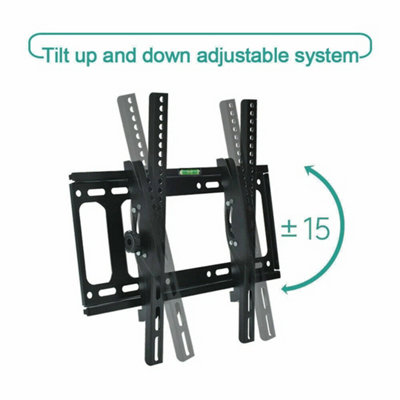 Tilt Tv Wall Bracket Mount For 32 37 40 42 46 50 52 55 60 65Inch Sony Lg Samsung from B&Q