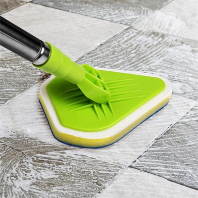 Bathroom Floor Mop Shower Tile Cleaning Kit With Squeegee from B&Q