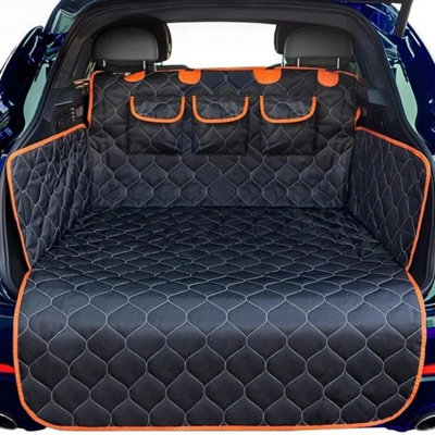  - Xl Pet Car Boot Liner Protector For Dogs Universal Boot Cover Waterproof Black