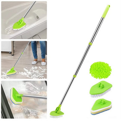  - Telescopic Bathroom Mop & Tile Cleaning Kit Floor Brush Tool