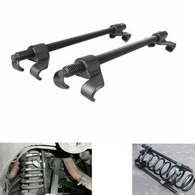 380mm Heavy Duty Coil Spring Compressor Pair For Car Van Suspension from B&Q