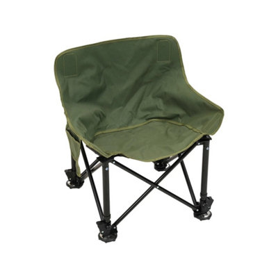  - Green Adjustable Height Folding Camping Chair Portable Outdoor Fishing Picnic Chair