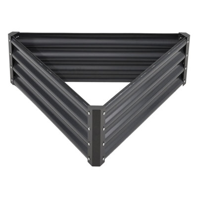  - Galvanised Steel Metal Planter Box Garden Raised Bed For Vegetables Flower Herb