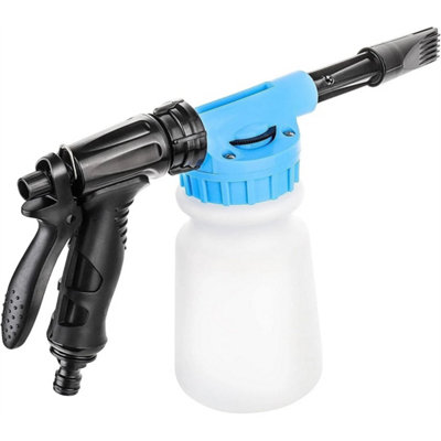 Foam Lance Cannon Spray Gun Kit Car Wash Uses Hose Pipe Sprayer 1L from B&Q
