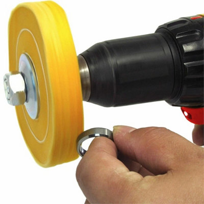 7Pcs Metal Cleaning Polishing Buffing Wheel Compound Kit Set from B&Q