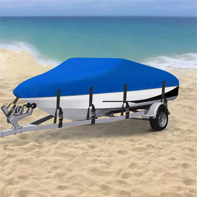 Waterproof Heavy Duty Boat CoverMarine Protection For 14Ft To 16Ft V-Hull Tri-Hull from B&Q