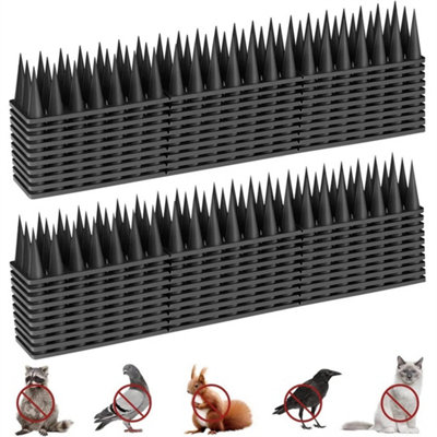 15M- 36Pcs-Bird Spikes For Pigeon Deterrent Fences Wall Window Ledge Cat Anti Climb from B&Q