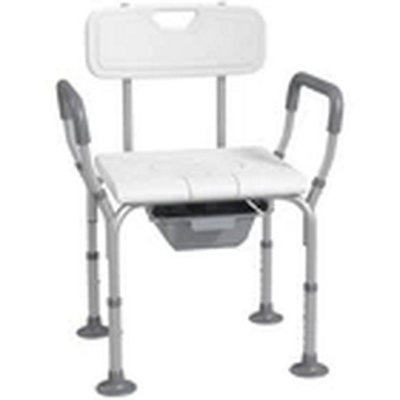 3-In-1 Adjustable Shower Chair & Commode from B&Q
