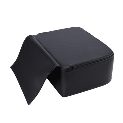 Black Salon Booster Cushion Seat For Barber Haircut from B&Q