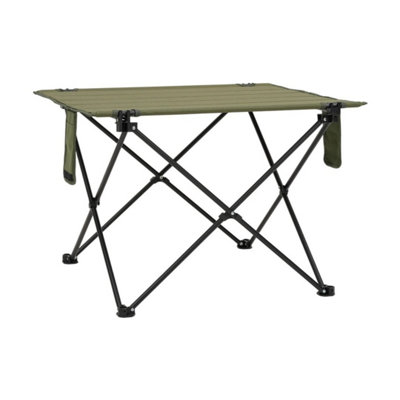  - Folding Camping Table Oxford Cloth Side Table With Carry Bag For Picnic Fishing Green