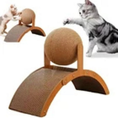 Cat Scratcher Ball Sisal Grinding Paw Toy from B&Q