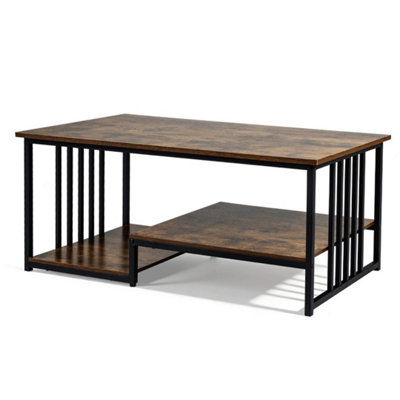  - 2-Tier Center Table Open Shelf