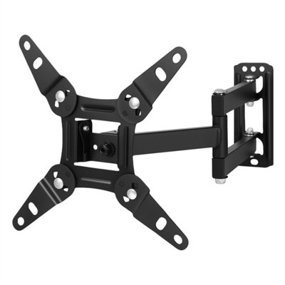 Full Motion Tv Wall Mount Bracket Tilt Swivel Swing Arm 13-43 Inch 30Kg Load from B&Q