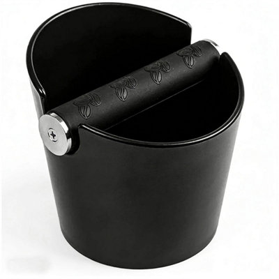 Coffee Knock Box With Shock-Absorbent Metal Bar Non-Slip Base For Home Barista from B&Q