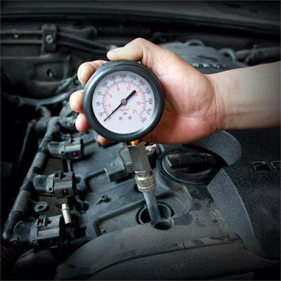 Petrol Engine Cylinder Compression Tester Gauge Kit