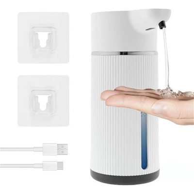 White 420Ml Touchless Automatic Soap Dispenser from B&Q