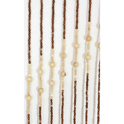  - 180X90Cm Bamboo Beaded Door Curtain Fly Mosquito Screen