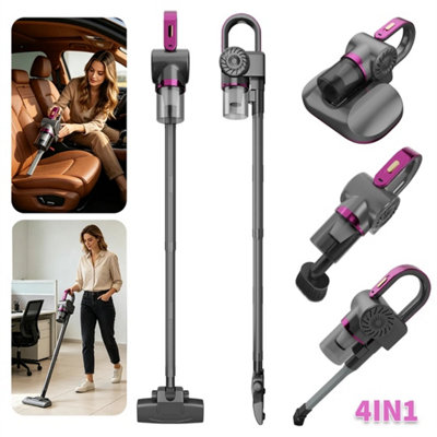 4 In 1 Stick Handheld Cordless Vacuum Cleaner Carpet Floor Pet Hair