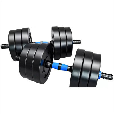 30Kg Adjustable Dumbbell Barbell Set With Push Up Bar Home Gym