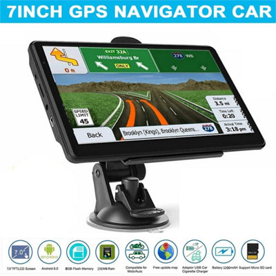 7Inch 8Gb Car Truck Sat Nav Gps Navigation Maps Touch Screen from B&Q