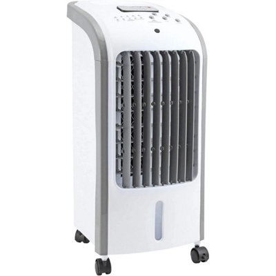 Portable Air Cooler Fan Humidifier 3 Settings Remote from B&Q