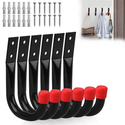 6Pcs Wall Storage Hooks Garage Ladder Bike Garden Tools from B&Q