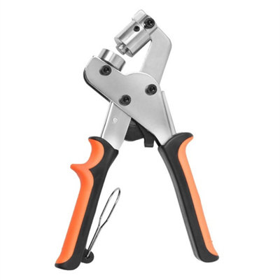 Eyelet Pliers Punch Tool Kit 500Pcs 10mm Eyelets Craft from B&Q