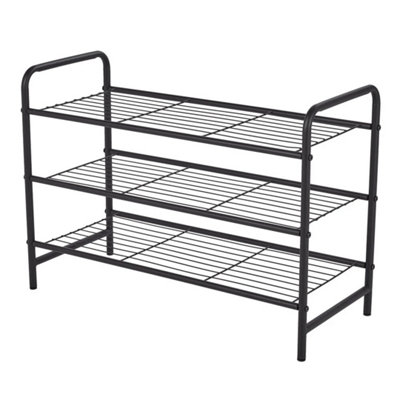 - 3 Tier Stackable Shoe Storage  Rack 68Cm