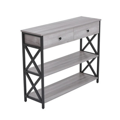  - Entryway Console Table W/ Drawer & Shelves