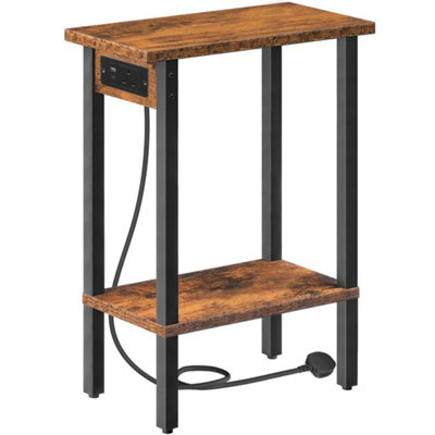  - Bedside Table W/ Charging Station