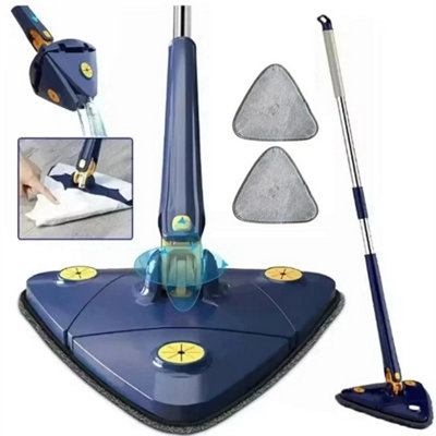 Rotatable Triangle Mop With Self-Wringing For Floor Ceiling Wall from B&Q