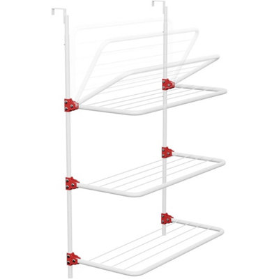 3 Tier Over The Door Clothes Airer Towel Rail Rack Hanger from B&Q