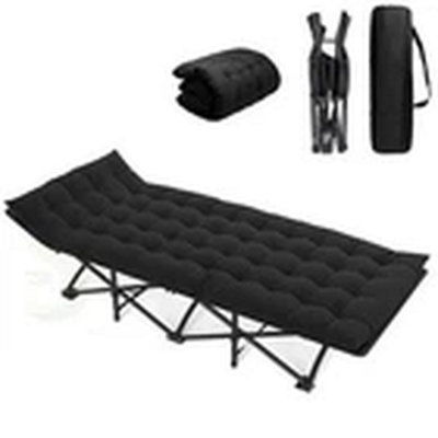 Portable Folding Camping Cot Heavy-Duty Outdoor Sleeping Bed from B&Q