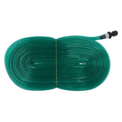 - Soaker Hose Pipe Flexible Sprinkler Lawn Garden Porous Watering Hose Irrigation 15 Meters